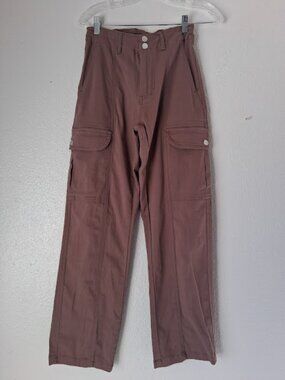 Harper & Ivy women's size XS brown cargo pants